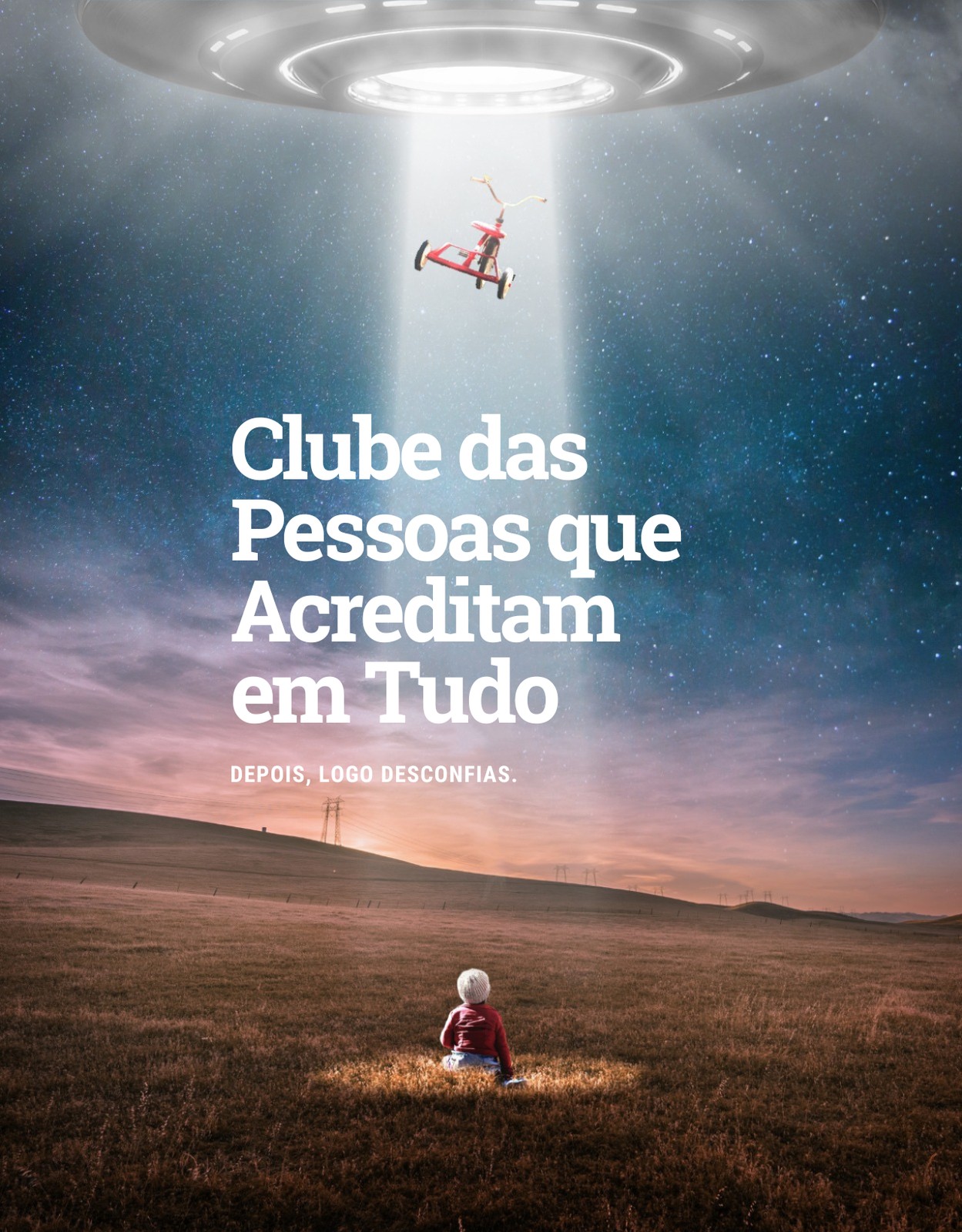 Cartaz original de Clube das Pessoas que Acreditam em Tudo